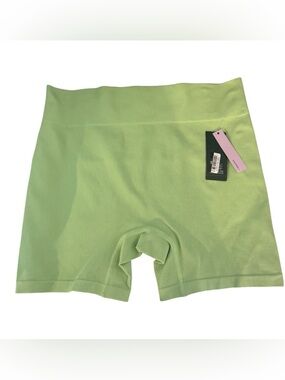 wild fable Ribbed High-Waist Bike Shorts - Light Green
